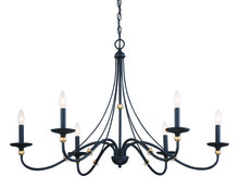 Minka 1046-677 - Westchester County - 6 Light - 40" Chandelier