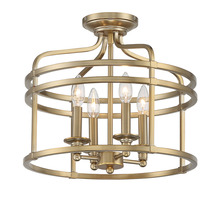 Minka 1094-740 - Covent Park - 4 Light Semi Flush