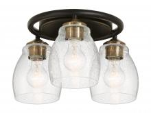 Minka 2438-878 - Winsley - 3 Light Flush Mount Fixture in Metal