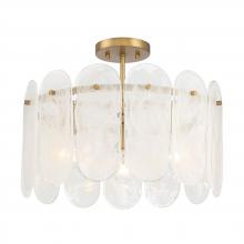 Minka 2596-732 - Oldmill 18.25" 3-Light Semi Flush