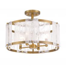 Minka 3635-732 - Veil 19.25" 4-Light Semi Flush