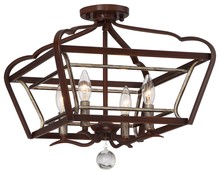 Minka 4347-593 - Astrapia - Semi Flush