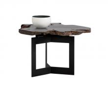 Sunpan 102223 - Wyatt End Table - Black / Dark Brown