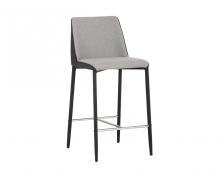 Sunpan 103307 - Renee Counter Stool - Armour Grey / Dark Slate