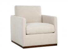 Sunpan 107767 - Portman Swivel Lounge Chair - Effie Linen