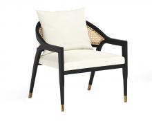 Sunpan 108715 - Kirsten Lounge Chair - Linoso Ivory