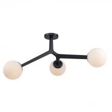 True Light Co. 11633 BK - Felix Semi-Flush Mount