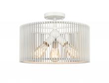 True Light Co. TRS6116WH - Hetfield Semi-Flush Mount