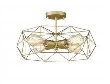 True Light Co. TRS8018BNG - Fuller Semi-Flush Mount