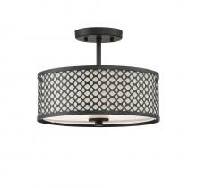 Savoy House M60016MBK - 2-Light Ceiling Light in Matte Black