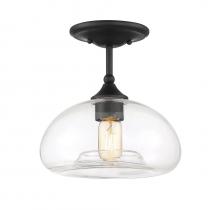 Savoy House M60017MBK - 1-Light Ceiling Light in Matte Black