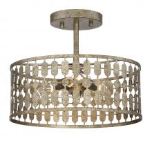 Savoy House M60038OG - 3-Light Ceiling Light in Antique Gold