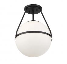Savoy House M60054MBK - 1-Light Ceiling Light in Matte Black