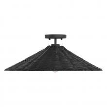 Savoy House M60074MBK - 1-Light Ceiling Light in Matte Black