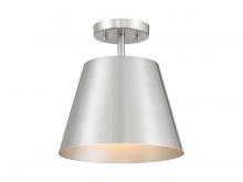 Savoy House M60076BN - 1-Light Ceiling Light in Brushed Nickel