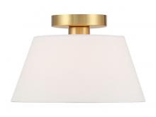 Savoy House M60077NB - 1-Light Ceiling Light in Natural Brass