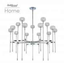 Kalco 511675CH - Mae (10 + 5) Light 2 Tier Chandelier