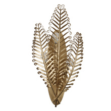 Kalco 528221MG - Fern 11.5-in 3 Light (40-watt) Modern Gold Wall Sconce