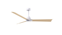 Matthews Fan Company AKLK-MWH-LM-56 - Alessandra-56" Three Blade Transitional Ceiling Fan-5CCT Integrated LED-Matte White Finish