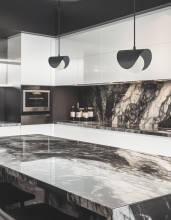 Dainolite CRT-61P-MB - 1LT Pendant, MB w/ WH Opal Glass