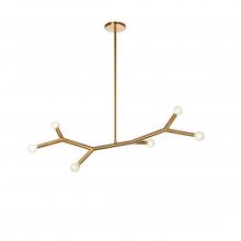 Dainolite MOR-396HP-AGB - 6LT Incandescent Horiz Pendant, AGB
