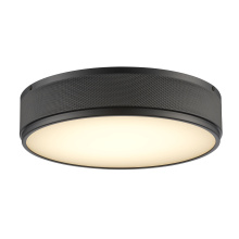Trans Globe LED-16301 BK - 13" LED FLUSH-KNURLED SIDES-BK
