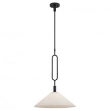 Trans Globe PND-2254 BK - 1LT 18' PENDANT GEOMETRIC-BK