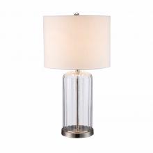 Trans Globe RTL-9092 - 1LT TABLE LAMP-CLEAR CYLINDER