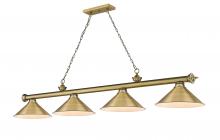 Z-Lite 2306-4RB-RB15 - 4 Light Billiard