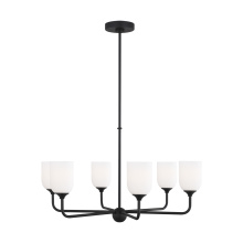 Generation Lighting GLC1096EN3/MBK - Emile Large Chandelier