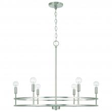 Capital 448761BN - 6 Light Chandelier