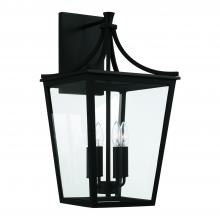 Capital 947941BK - 4 Light Outdoor Wall Lantern