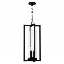 Capital 948232BK - 3 Light Outdoor Hanging Lantern