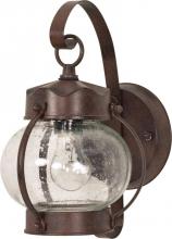 Nuvo 60/631 - 1 Light; 11 in.; Wall Lantern; Onion Lantern with Clear Seed Glass; Old Bronze Finish