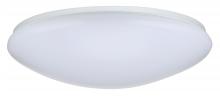 Nuvo 62/1218 - 19 inch; Flush Mounted LED Fixture; CCT Selectable; Round; White Acrylic; White Finish