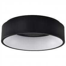 Nuvo 62/1452R1 - Orbit; 20 Watt LED Flush Mount; CCT Selectable 3000K/4000K/5000K; Black Finish