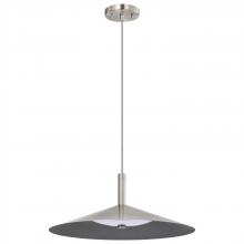 Nuvo 62/2083 - Corrine; 18 Inch LED Pendant; Brushed Nickel; 3K/4K/5K CCT Selectable