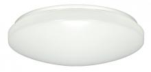 Nuvo 62/798 - 14"- LED Flush with White Acrylic Lens - White Finish - 50 Percent Dimming- 120-277V