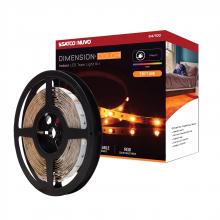 Nuvo 64/100 - Dimension Color; Tape Light strip; 16 ft.; RGB; Plug connection; White Finish