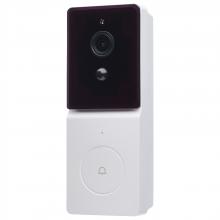 Nuvo 65/935 - Starfish; SMART Doorbell Security Camera; White Doorbell with White Chime; White Finish