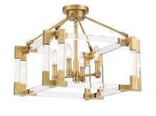 Minka N7353-790 - Prima Vista - 4 Light Semi Flush