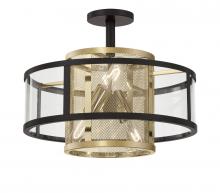Minka N7814-726 - SoHo - 4 Light Pendant and Semi-Flush, a Robin Baron Design