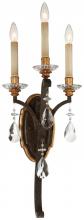 Minka N6453-652 - Chateau Nobles Collection - 3 Light Wall Sconce