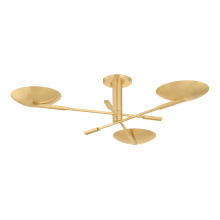 Hudson Valley 1503-AGB - JOHNSON Semi Flush