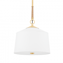 Hudson Valley 5214-AGB - White Plains Pendant