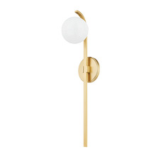 Hudson Valley 8424-AGB - LAVAL Wall Sconce