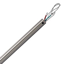 Canarm DR1251 - Downrod, 12 IN Brushed Pewter, C/W Wiring Harness