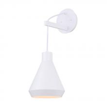 Canarm IWF1020A01WH - BYCK, IWF1020A01WH -G-, MWH Color, 1 Lt Wall Fixture, 60W Type A