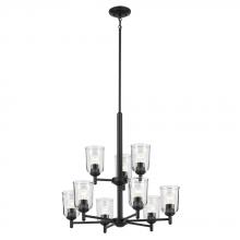 Kichler 43672BKCLR - Chandelier 9Lt