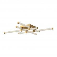 Kuzco FM23534-BG - Blade 34-in Brushed Gold LED Flush Mount